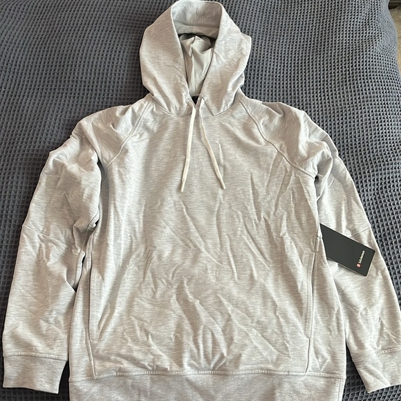 Lululemon Men’s City Sweat Pullover Hoodie - Medium - Heather Gray - Picture 2 of 6